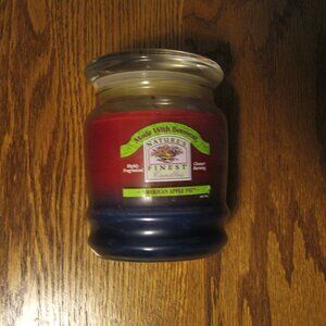 Nature's Finest American Apple Pie scent Large 16oz Candle made with Beeswax